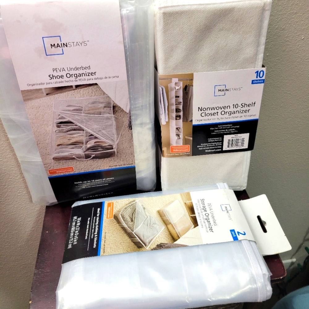 NWT Mainstays organizing tools